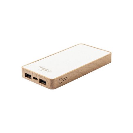 Power bank 8000 mAh z konopi organicznej i drewna