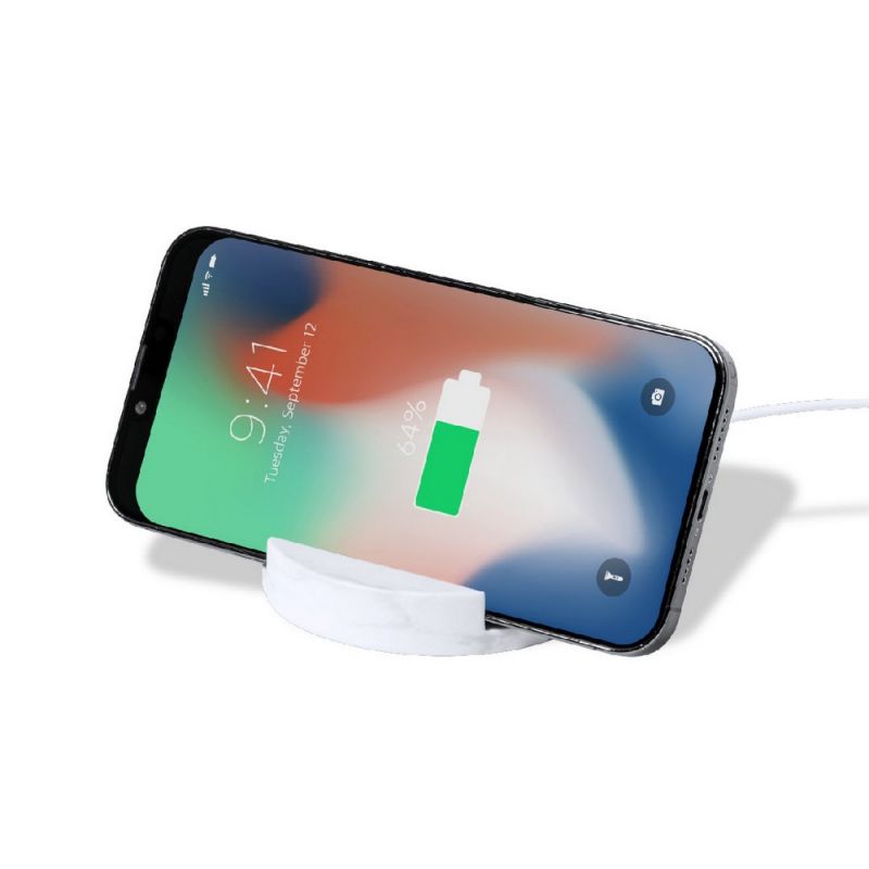 Bambusowa ładowarka bezprzewodowa 15W, stojak...