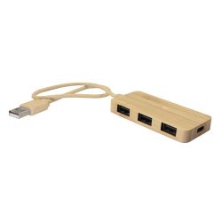 Bambusowy hub USB i USB...