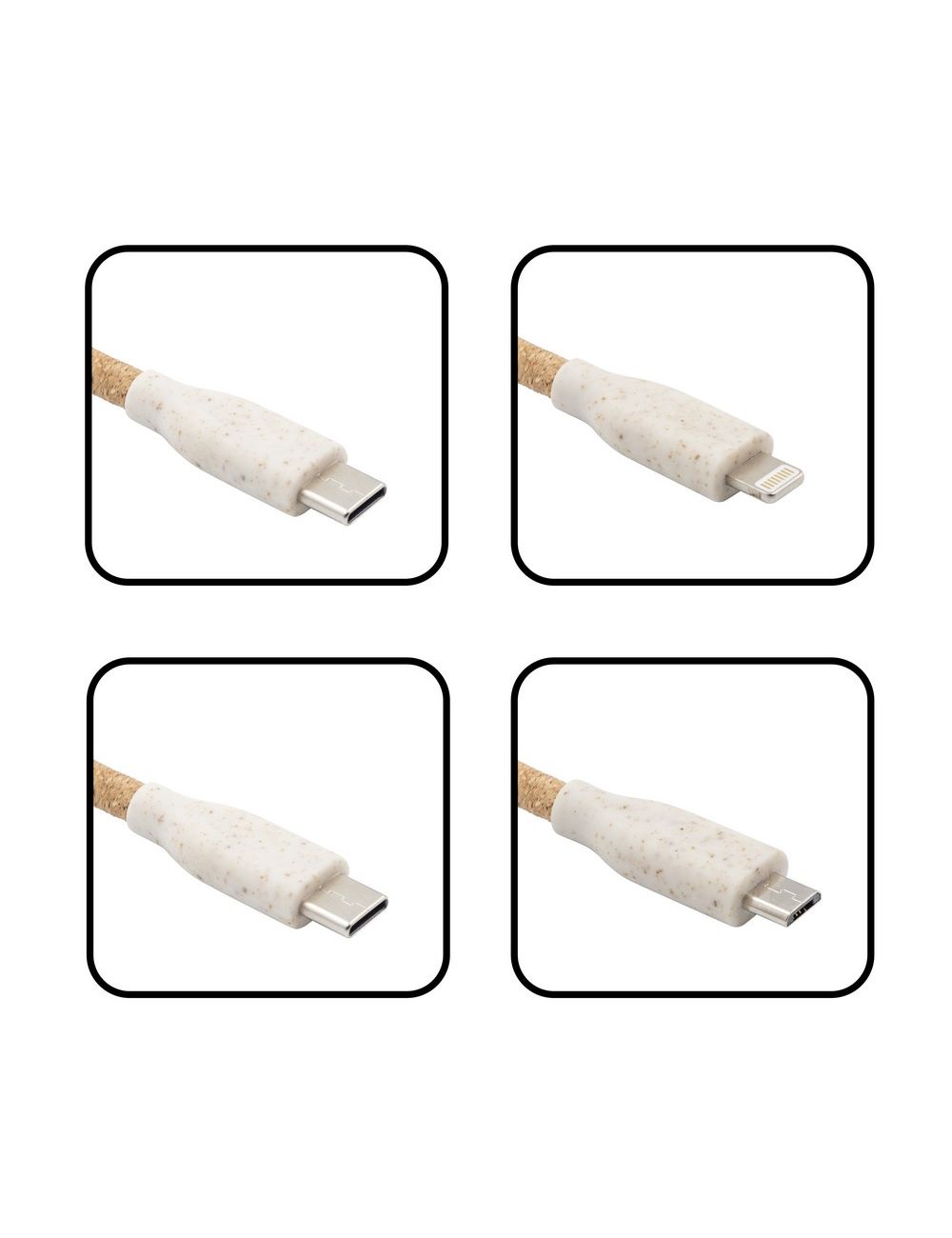 Korkowy kabel do ładowania B'RIGHT | Brent