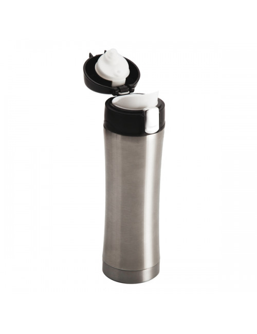Kubek izotermiczny Secure 400 ml, srebrny