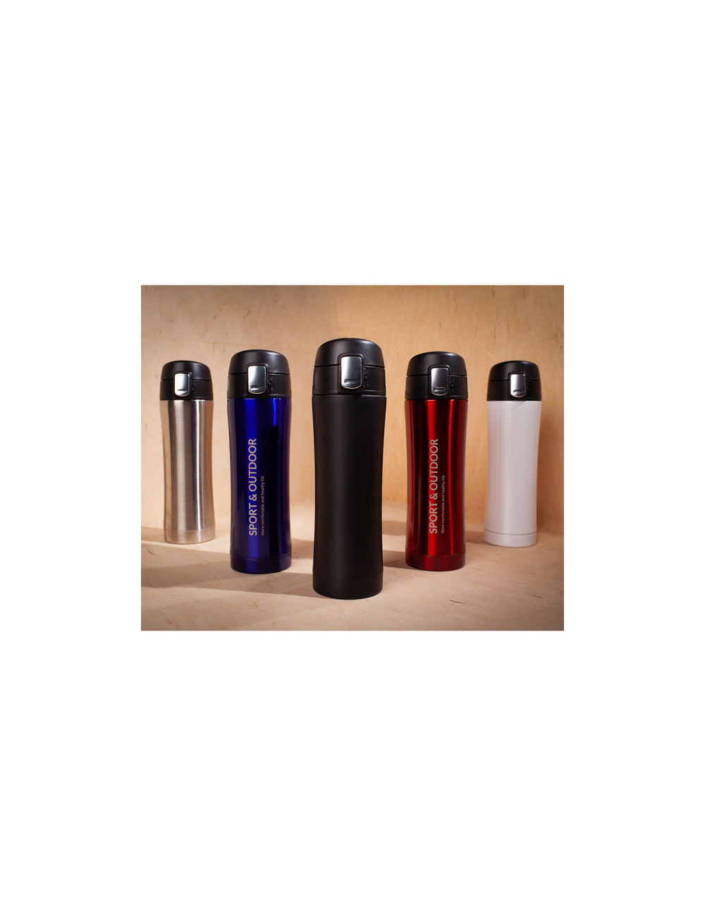 Kubek izotermiczny Secure 400 ml, biały 