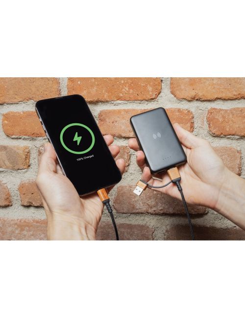 Kabel do ładowania 6 w 1 Ohio, plastik z recyklingu