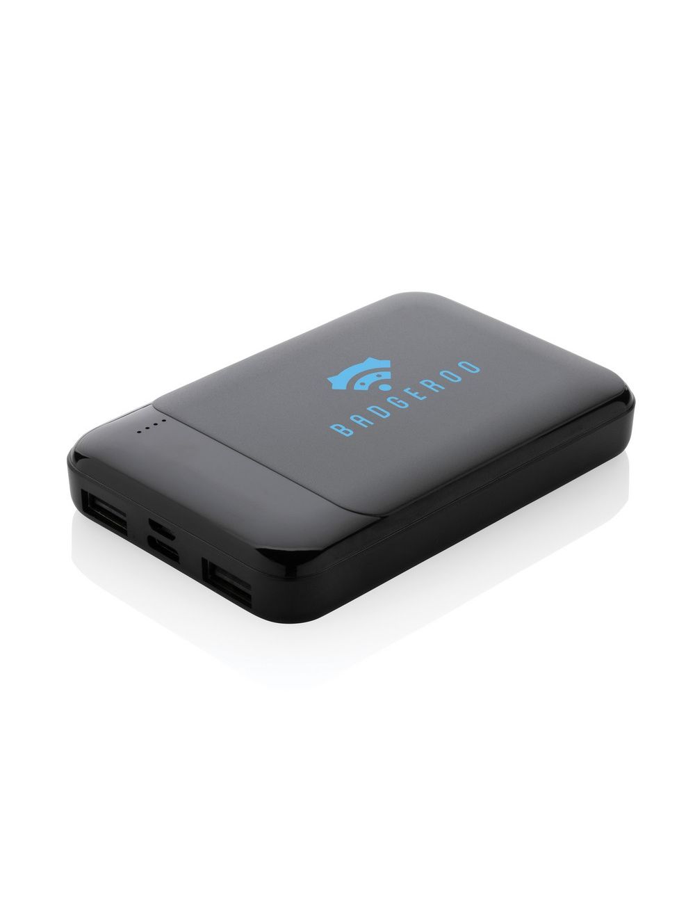 Power bank 5000 mAh, plastik z recyklingu