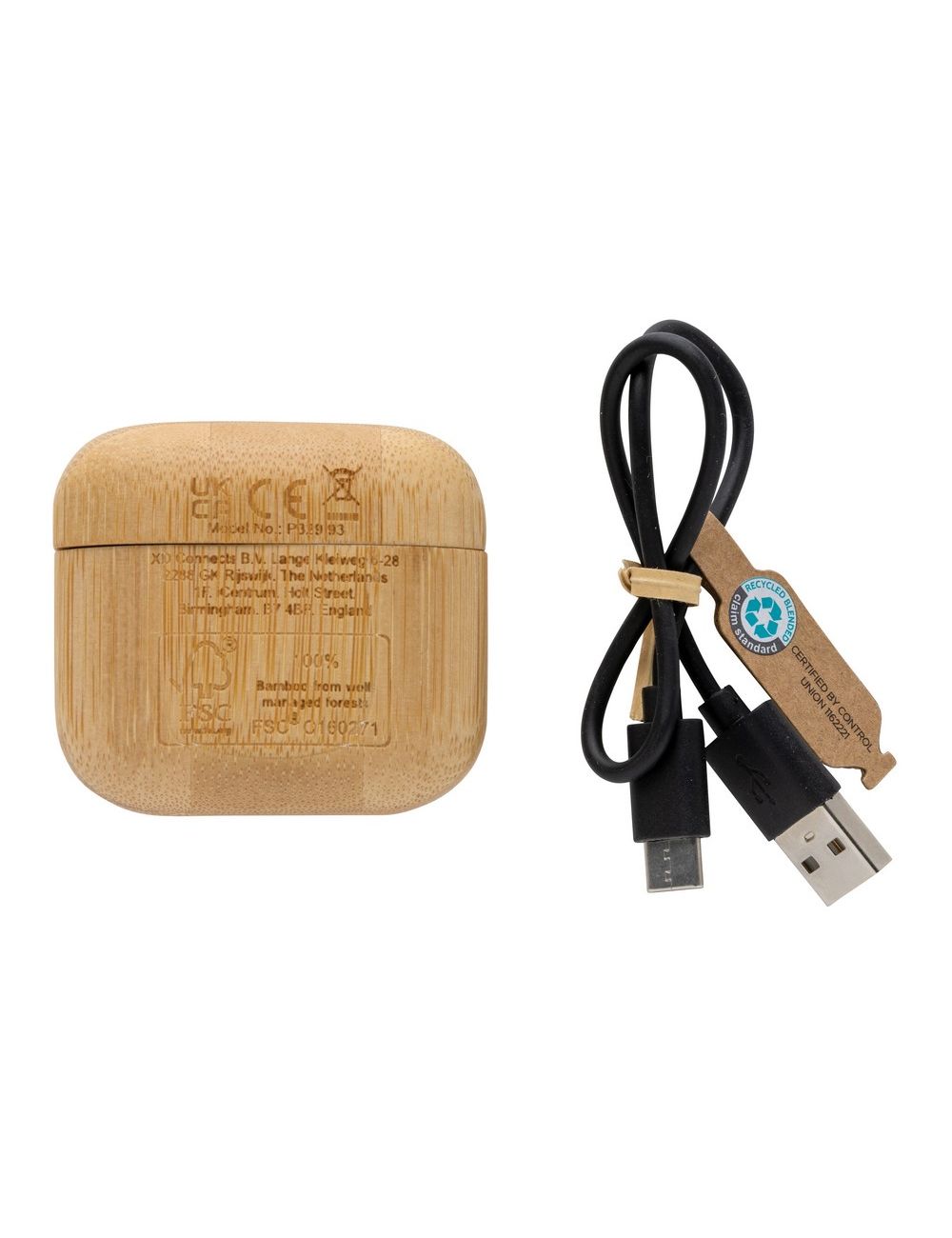 Douszne słuchawki bezprzewodowe TWS, plastik z...