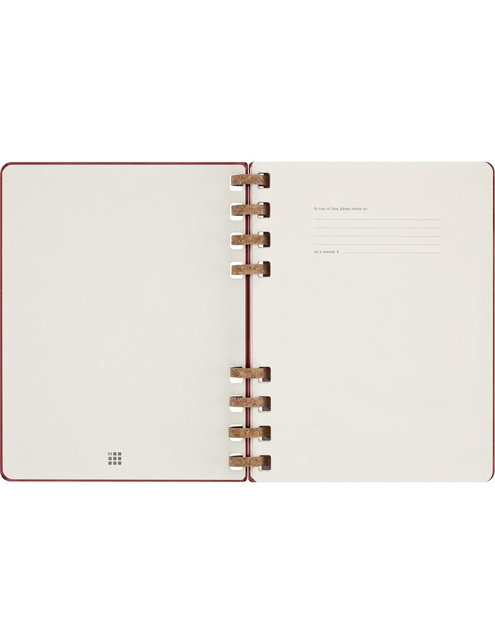 Spiralny kalendarz MOLESKINE Undated Life