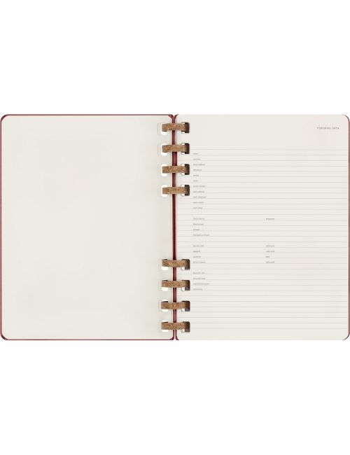 Spiralny kalendarz MOLESKINE Undated Life