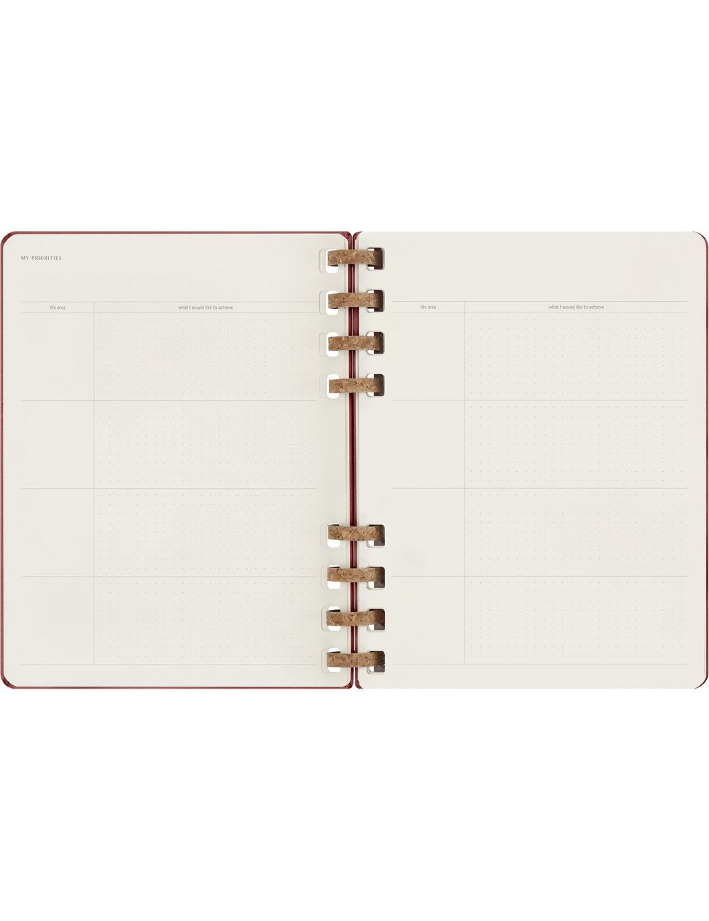 Spiralny kalendarz MOLESKINE Undated Life