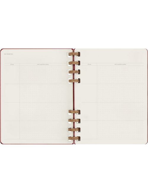 Spiralny kalendarz MOLESKINE Undated Life