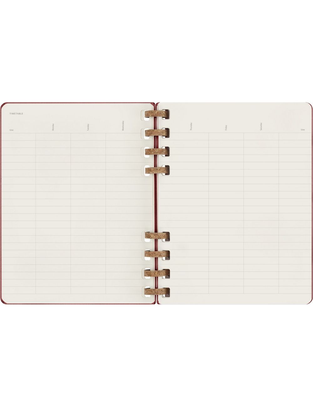 Spiralny kalendarz MOLESKINE Undated Life