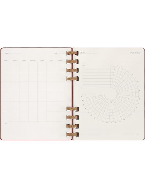 Spiralny kalendarz MOLESKINE Undated Life