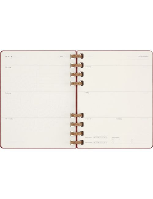 Spiralny kalendarz MOLESKINE Undated Life