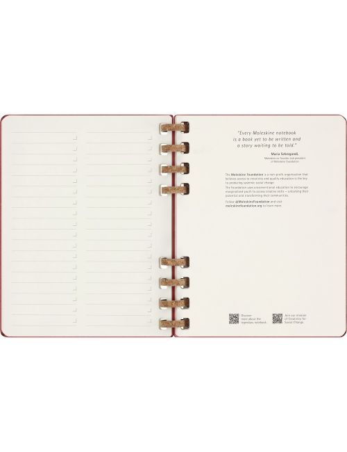 Spiralny kalendarz MOLESKINE Undated Life