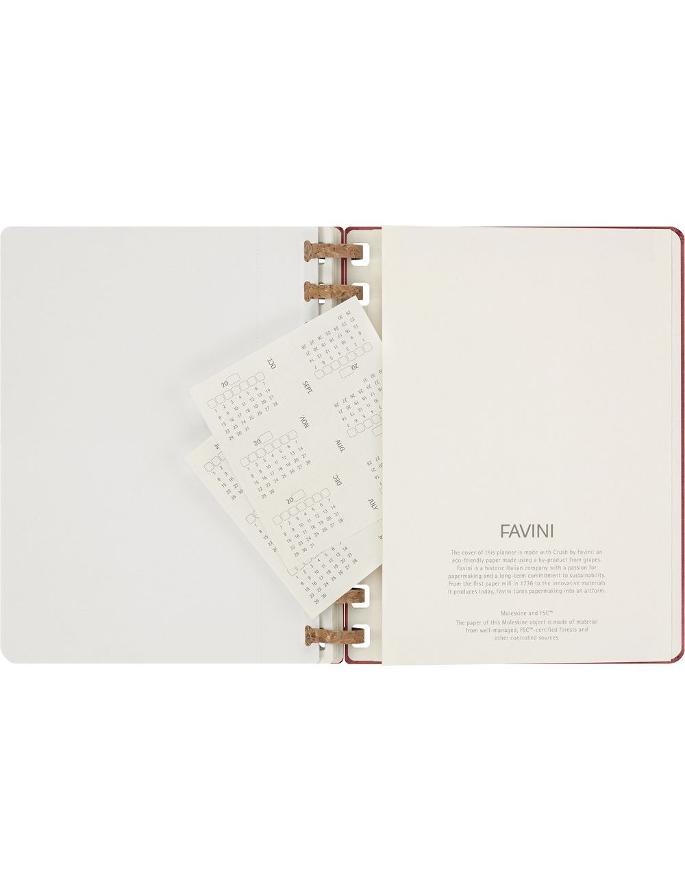 Spiralny kalendarz MOLESKINE Undated Life