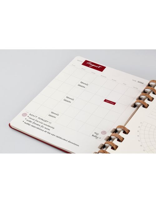 Spiralny kalendarz MOLESKINE Undated Life