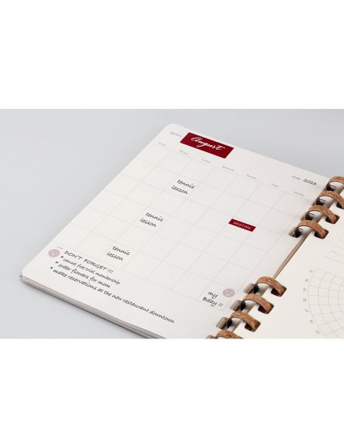 Spiralny kalendarz MOLESKINE Undated Life