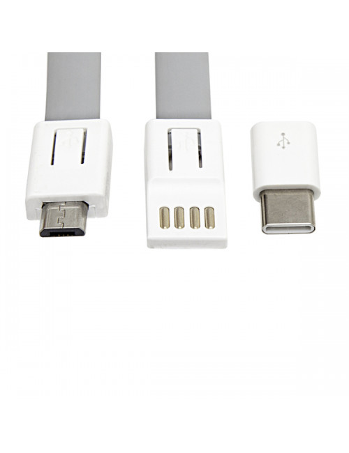 Kabel USB Color click&go, mix 
