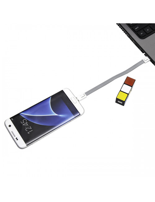 Kabel USB Color click&go, mix 