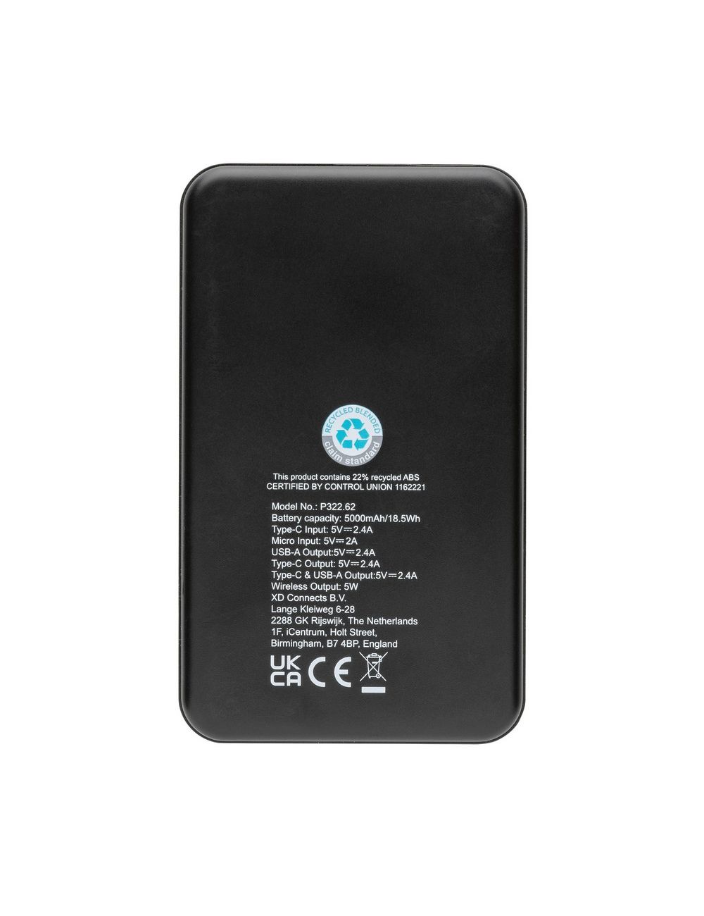 Power bank 5000 mAh, ładowarka bezprzewodowa 5W