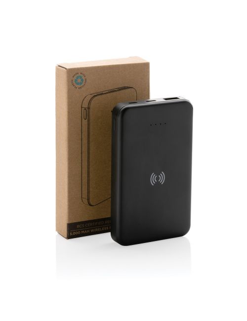 Power bank 5000 mAh, ładowarka bezprzewodowa 5W