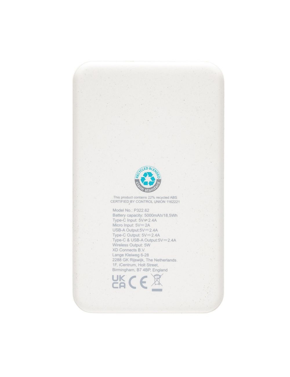 Power bank 5000 mAh, ładowarka bezprzewodowa 5W