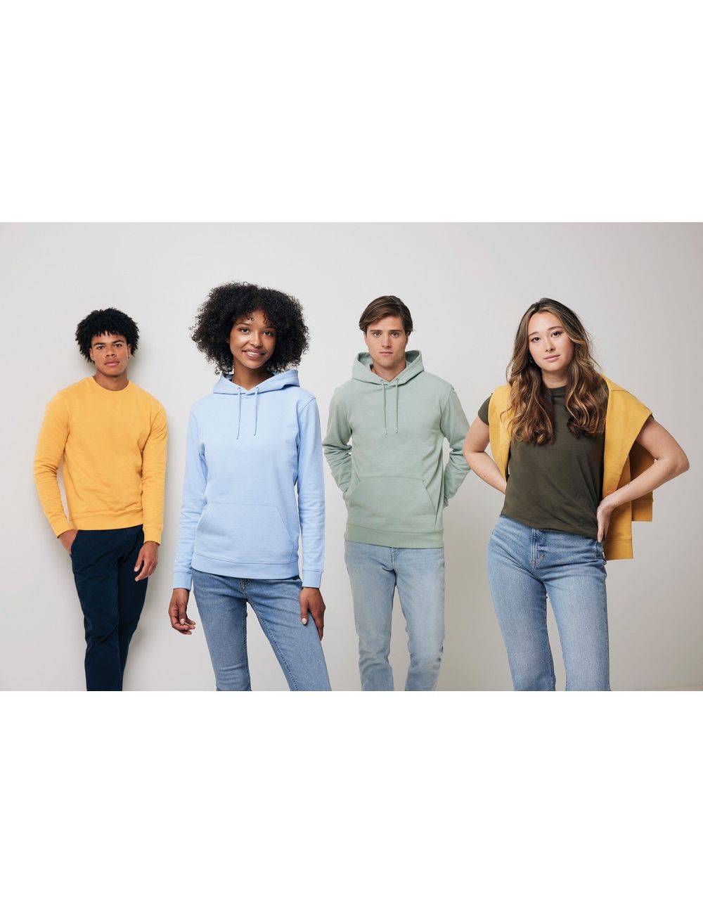 Bluza z kapturem z bawełny z recyklingu Iqoniq...