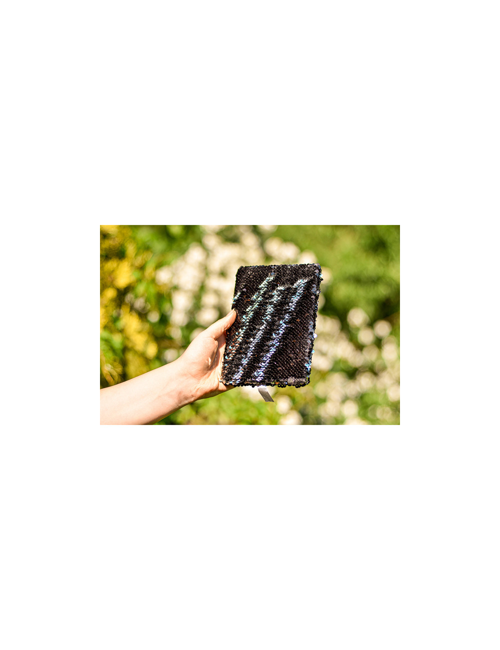 Notes 120x180/80k linia Sequin, czarny