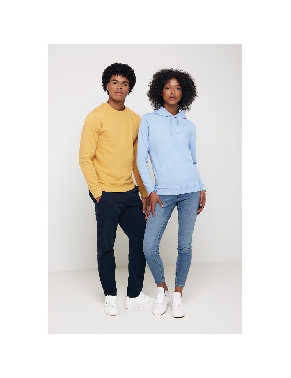 Bluza z kapturem z bawełny z recyklingu Iqoniq...