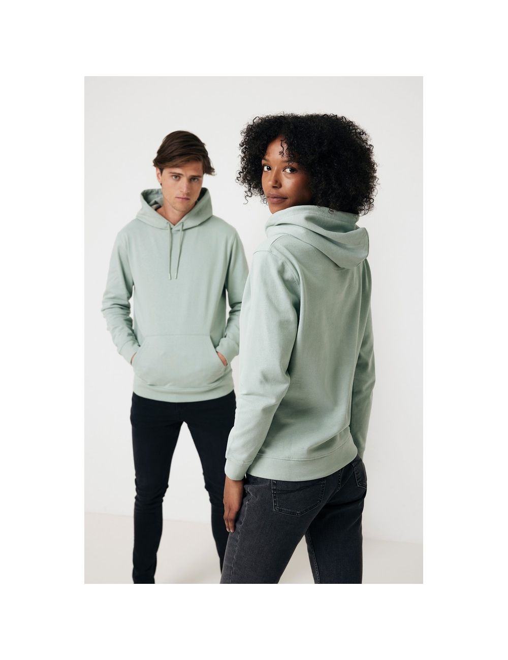 Bluza z kapturem z bawełny z recyklingu Iqoniq...