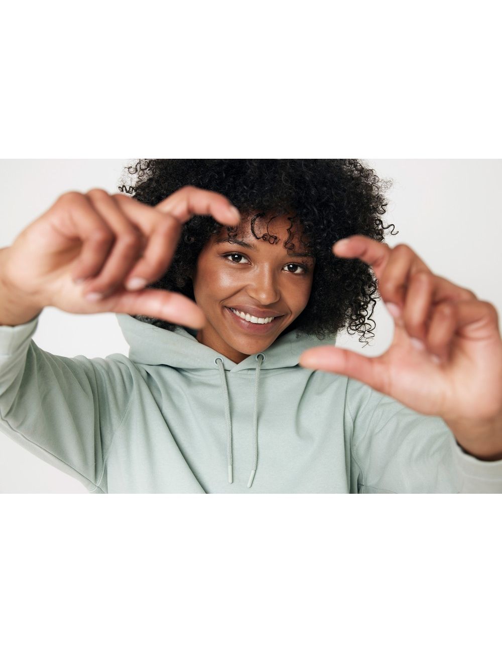 Bluza z kapturem z bawełny z recyklingu Iqoniq...