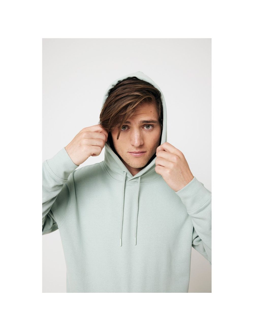 Bluza z kapturem z bawełny z recyklingu Iqoniq...