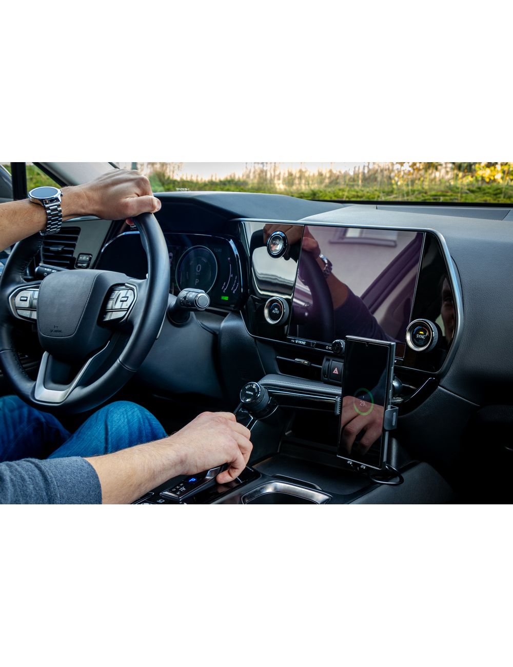 Samochodowy uchwyt do telefonu, ładowarka...