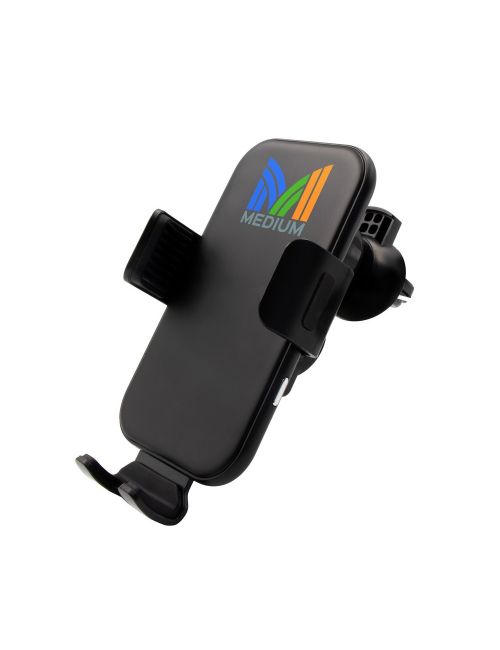 Samochodowy uchwyt do telefonu, ładowarka bezprzewodowa 15W | Skyler