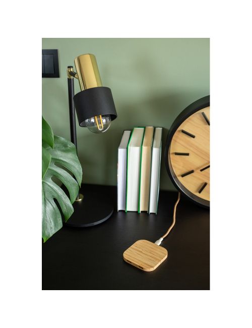 Bambusowa ładowarka bezprzewodowa 10W B'RIGHT | Jazzlyn