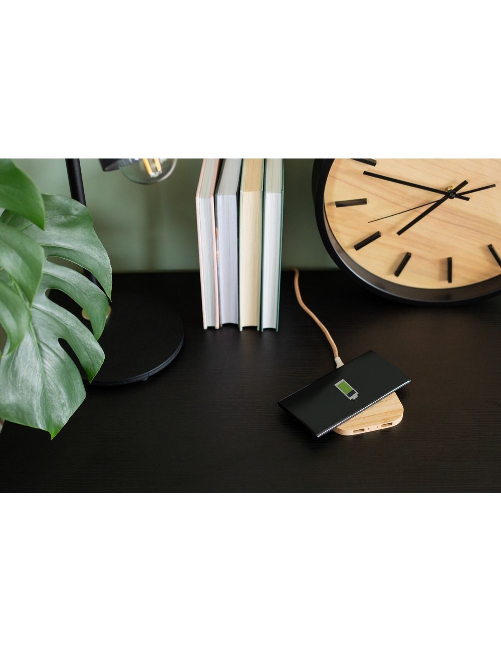 Bambusowa ładowarka bezprzewodowa 10W B'RIGHT |...