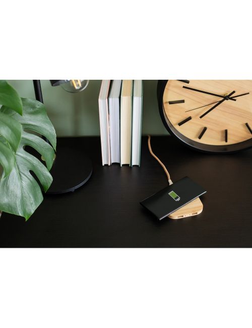 Bambusowa ładowarka bezprzewodowa 10W B'RIGHT | Jazzlyn