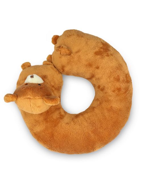 Pluszowa poduszka, zagłówek podróżny, miś | Triperd