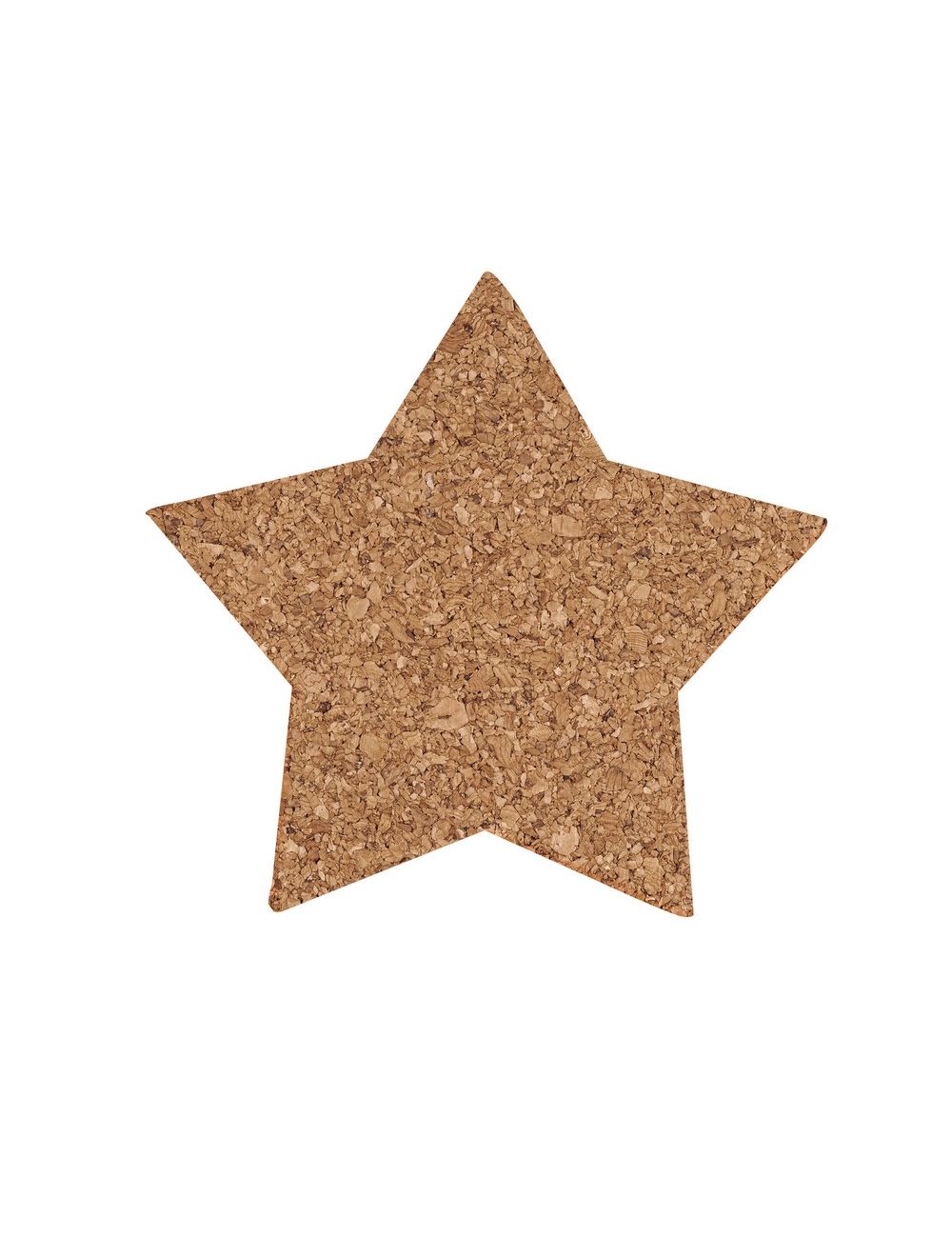 Zestaw korkowych podkładek pod kubek "gwiazda",...