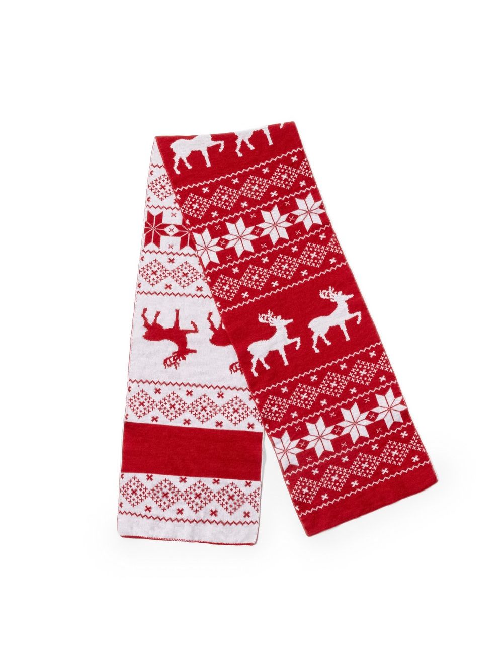 Szalik, świąteczny wzór