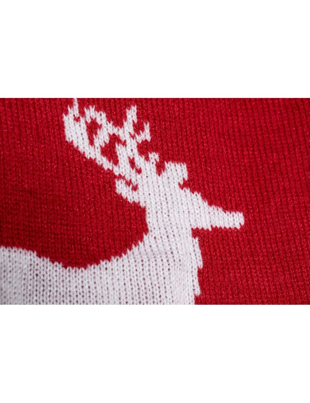 Szalik, świąteczny wzór