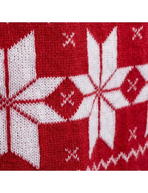 Szalik, świąteczny wzór