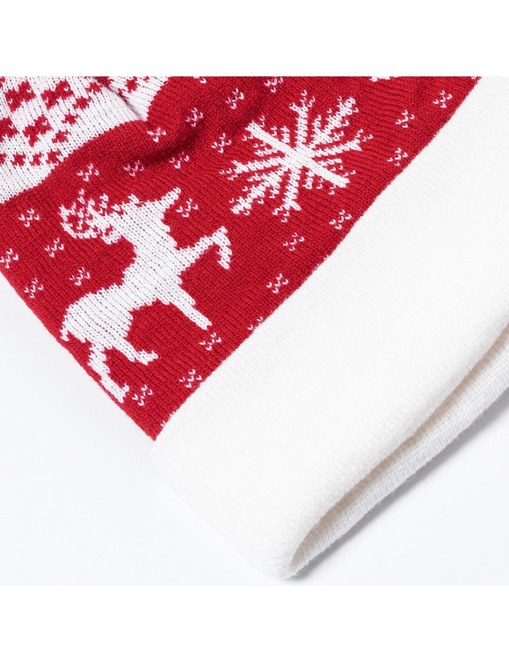 Czapka zimowa, świąteczny wzór