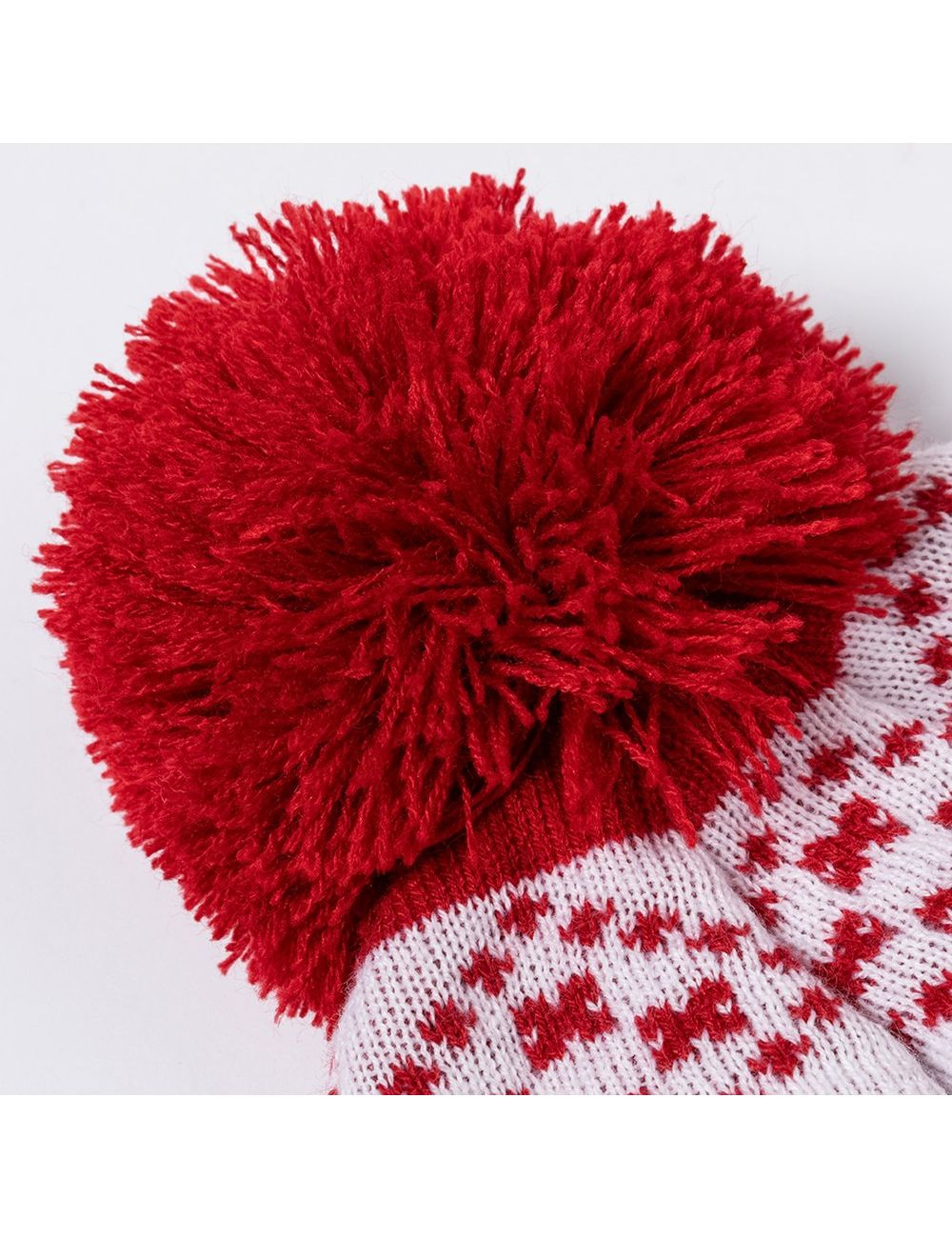 Czapka zimowa, świąteczny wzór