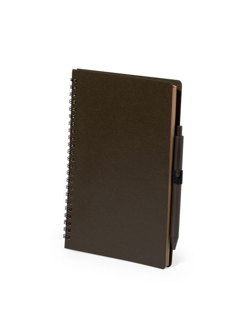 Notatnik A5 z łusek kawowych z długopisem