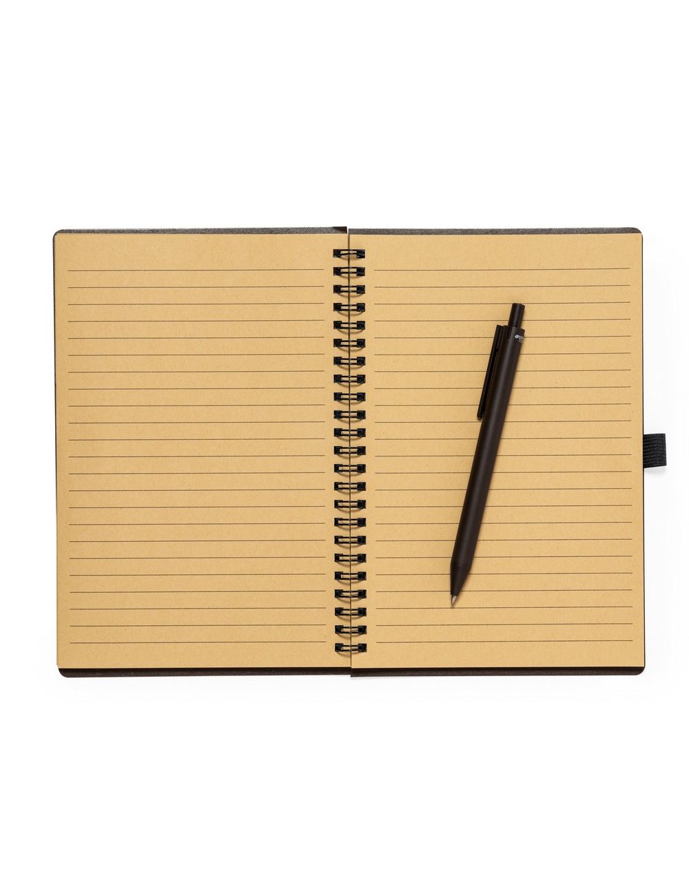 Notatnik A5 z łusek kawowych z długopisem