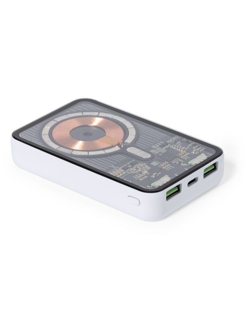Magnetyczny bezprzewodowy power bank 5000 mAh, ładowarka bezprzewodowa 15W