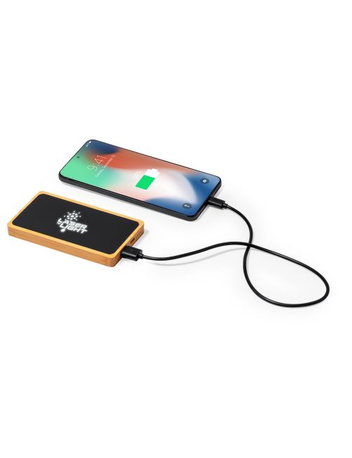 Bambusowy power bank 5000 mAh
