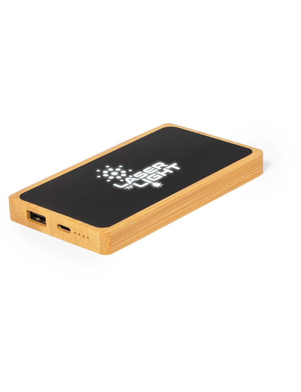 Bambusowy power bank 5000 mAh