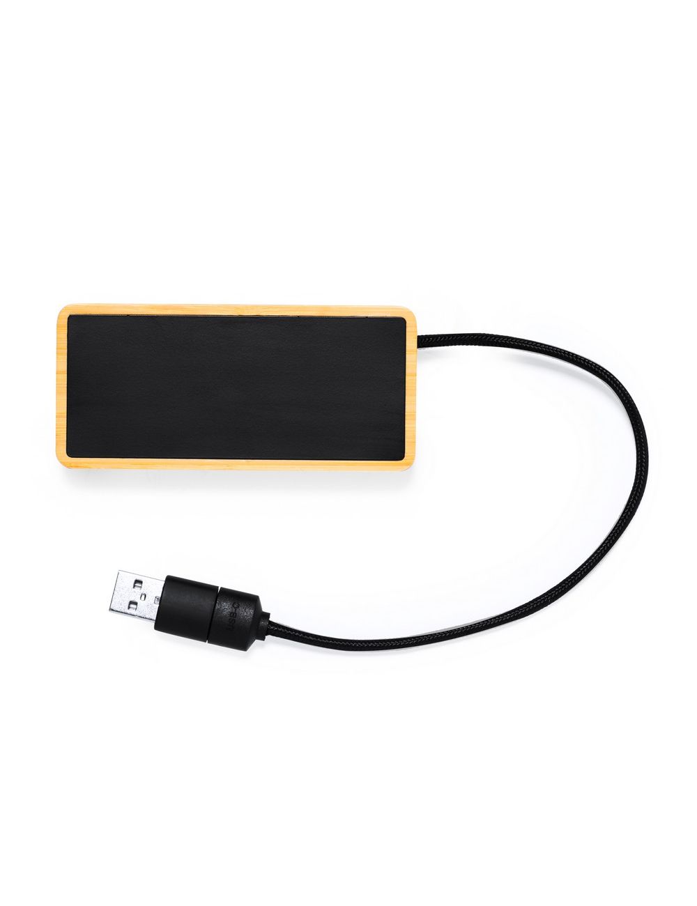 Bambusowy hub USB i USB typu C