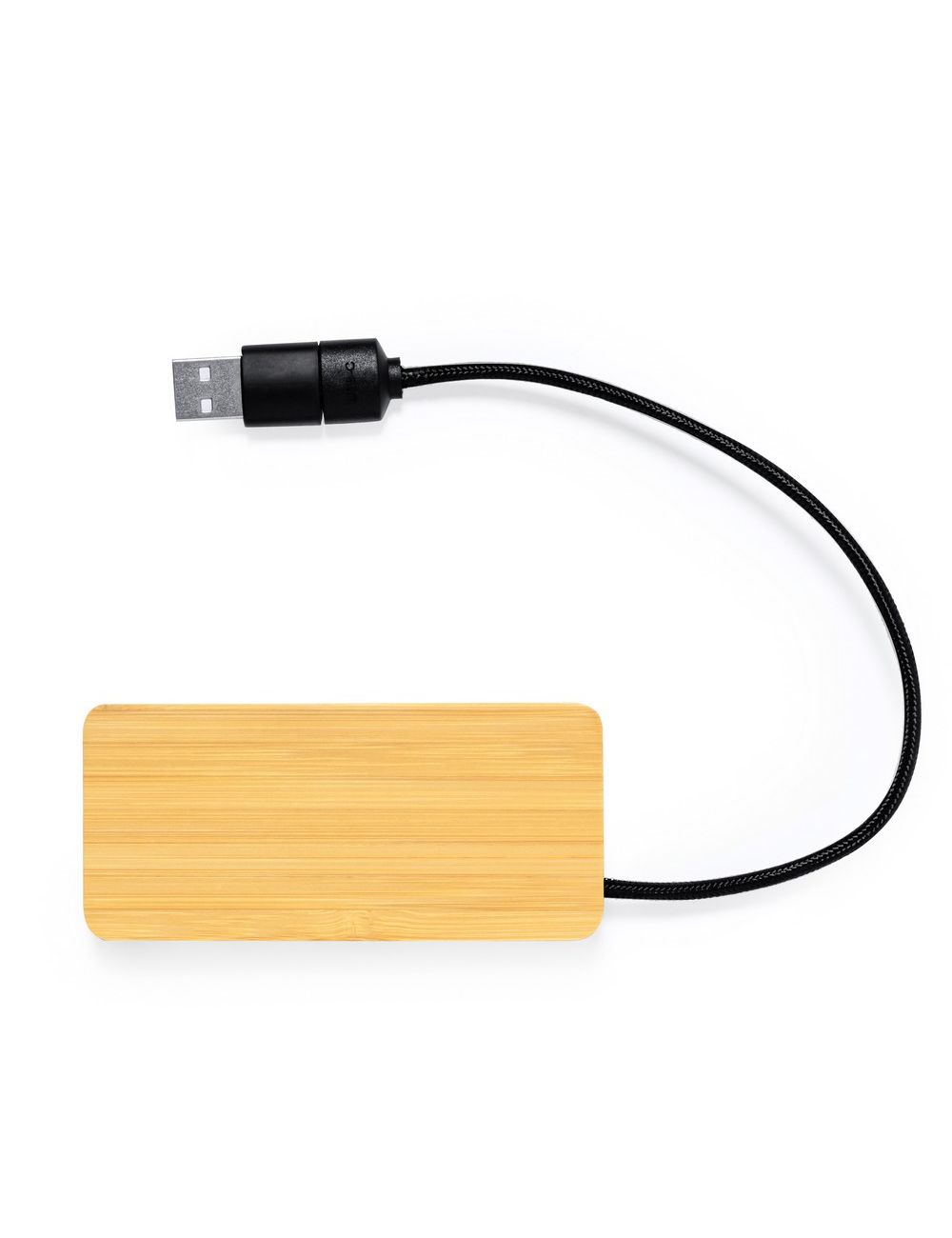 Bambusowy hub USB i USB typu C
